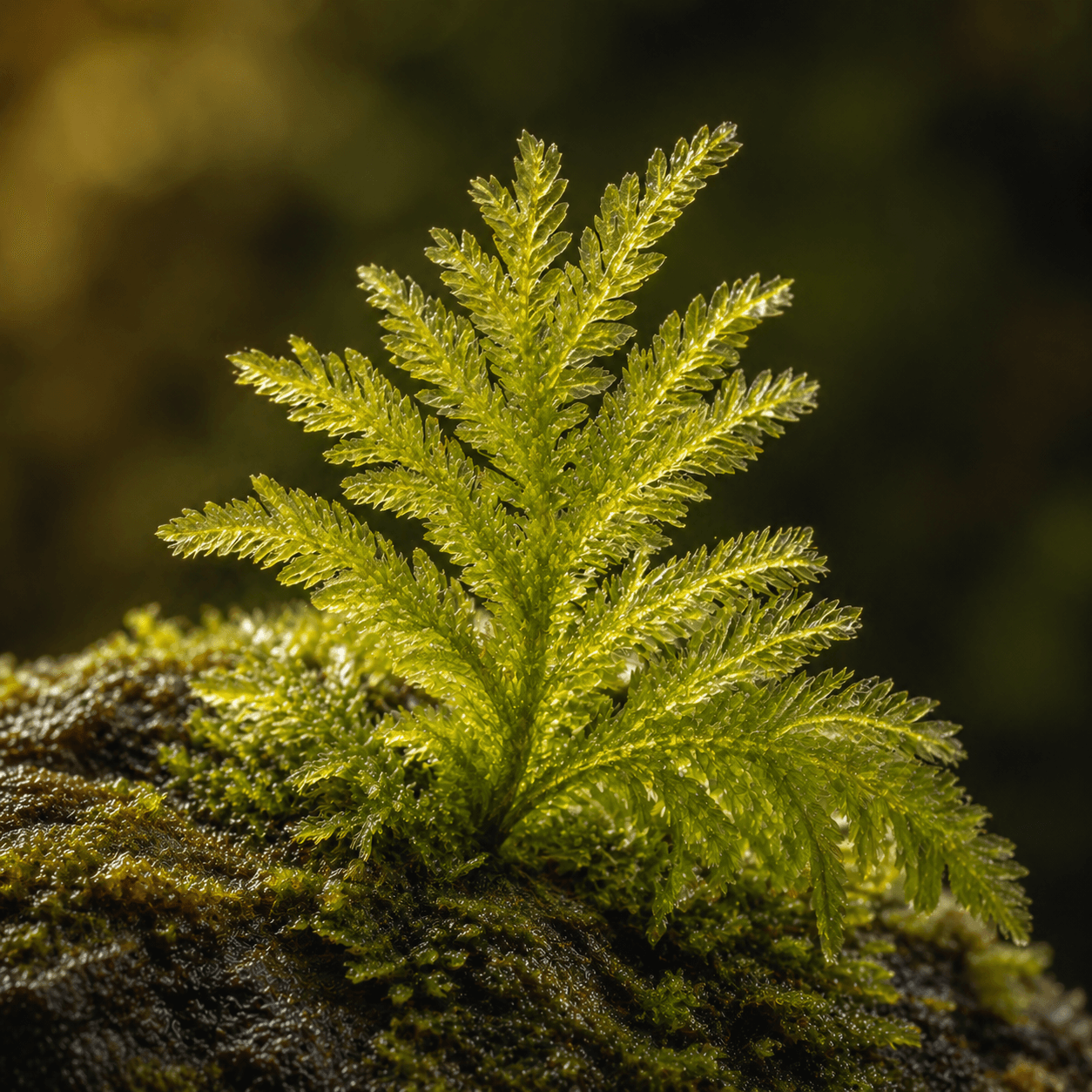 Fine aquatic moss texture for a planted aquarium